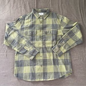 Old Navy Green Flannel 100% cotton size: Large